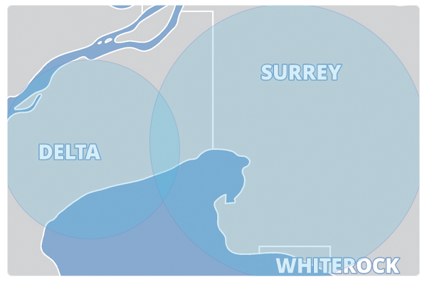 Surrey map