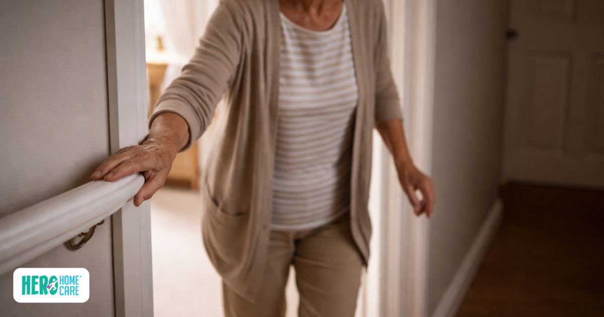 Reduced eyesight as a sign an elderly parent may need in-home care.