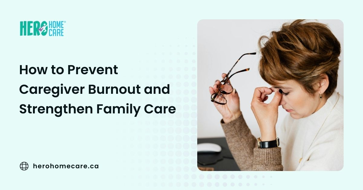 Caregiver sitting quietly with eyes closed, reflecting on stress and self-care, illustrating the importance of avoiding caregiver burnout.