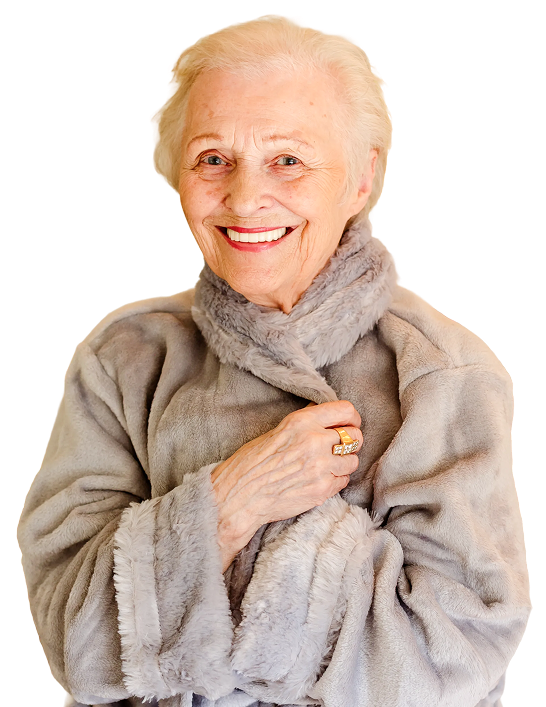 happy client from hero home care services