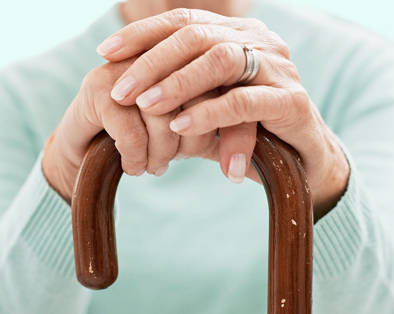 senior support by hero home care worker