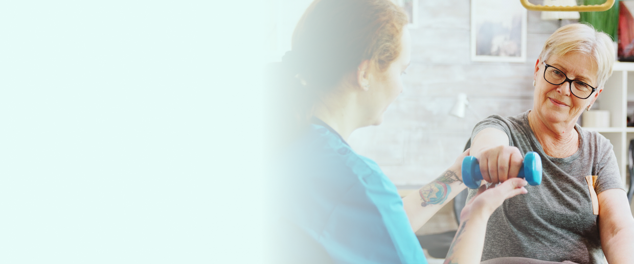 hero home care worker helping with personal care