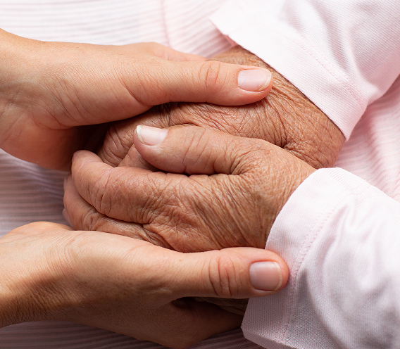 old-young-holding-hands-support-help-old-people-light-background-closeup