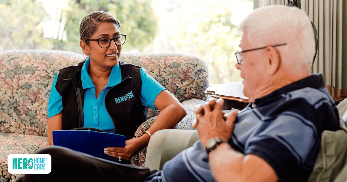 Hero Home Care supports caregivers through in-home visits and personalized senior care consultations.