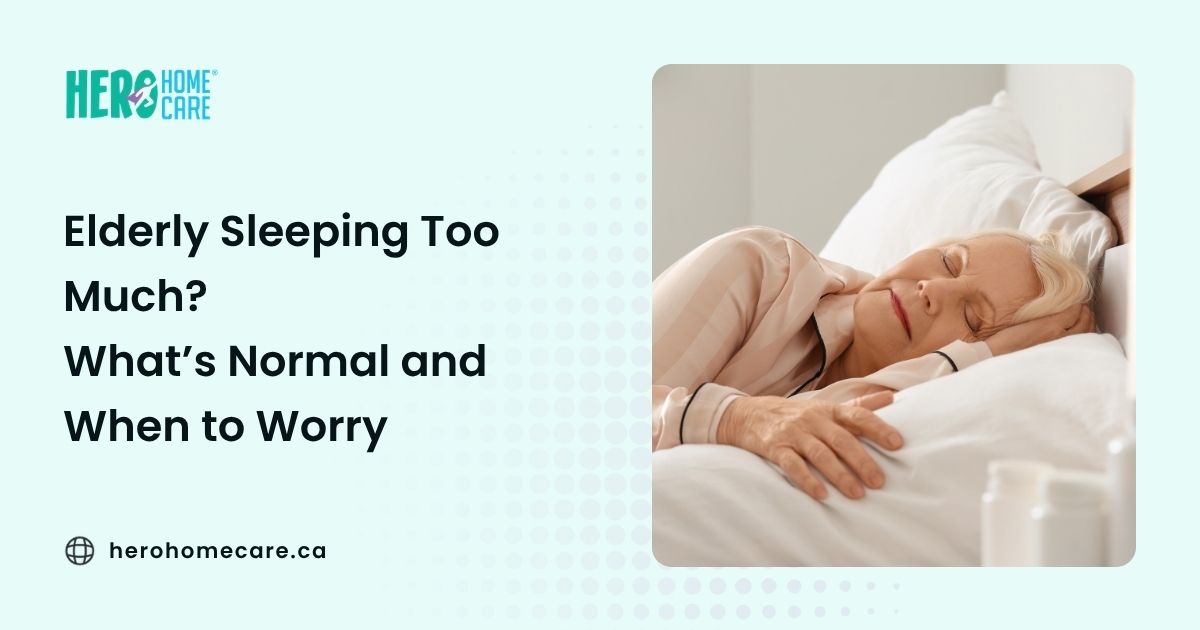 An older adult resting peacefully, reflecting when extended sleep may be normal and when it may need closer attention